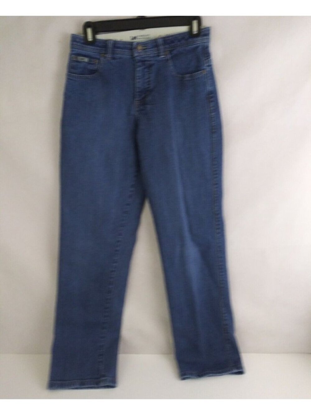 Lee Comfort Waistband Stretch Women's Distressed Bootcut Jeans Size 26x29